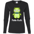 T-Shirts Black / S Hello Kuchi Women's Long Sleeve T-Shirt