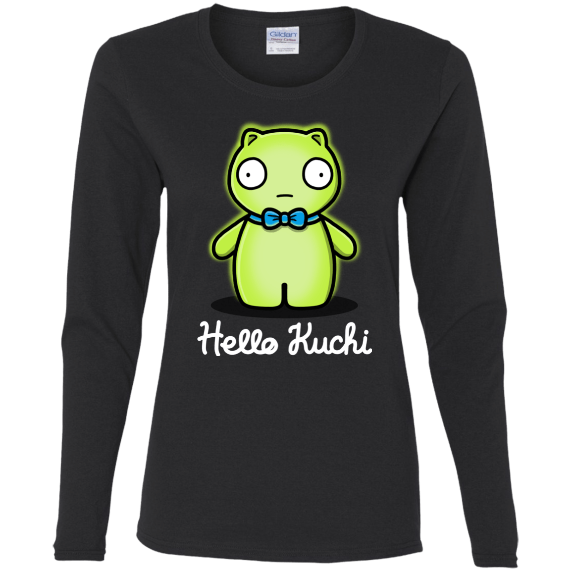 T-Shirts Black / S Hello Kuchi Women's Long Sleeve T-Shirt