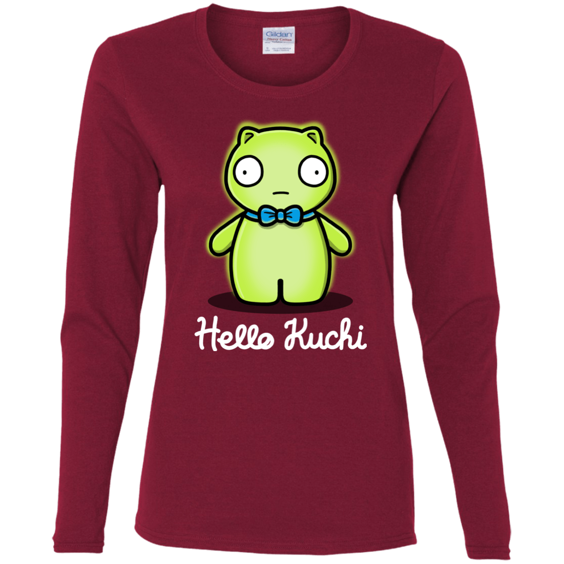 T-Shirts Cardinal / S Hello Kuchi Women's Long Sleeve T-Shirt