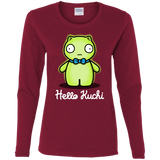 T-Shirts Cardinal / S Hello Kuchi Women's Long Sleeve T-Shirt