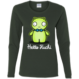 T-Shirts Forest / S Hello Kuchi Women's Long Sleeve T-Shirt