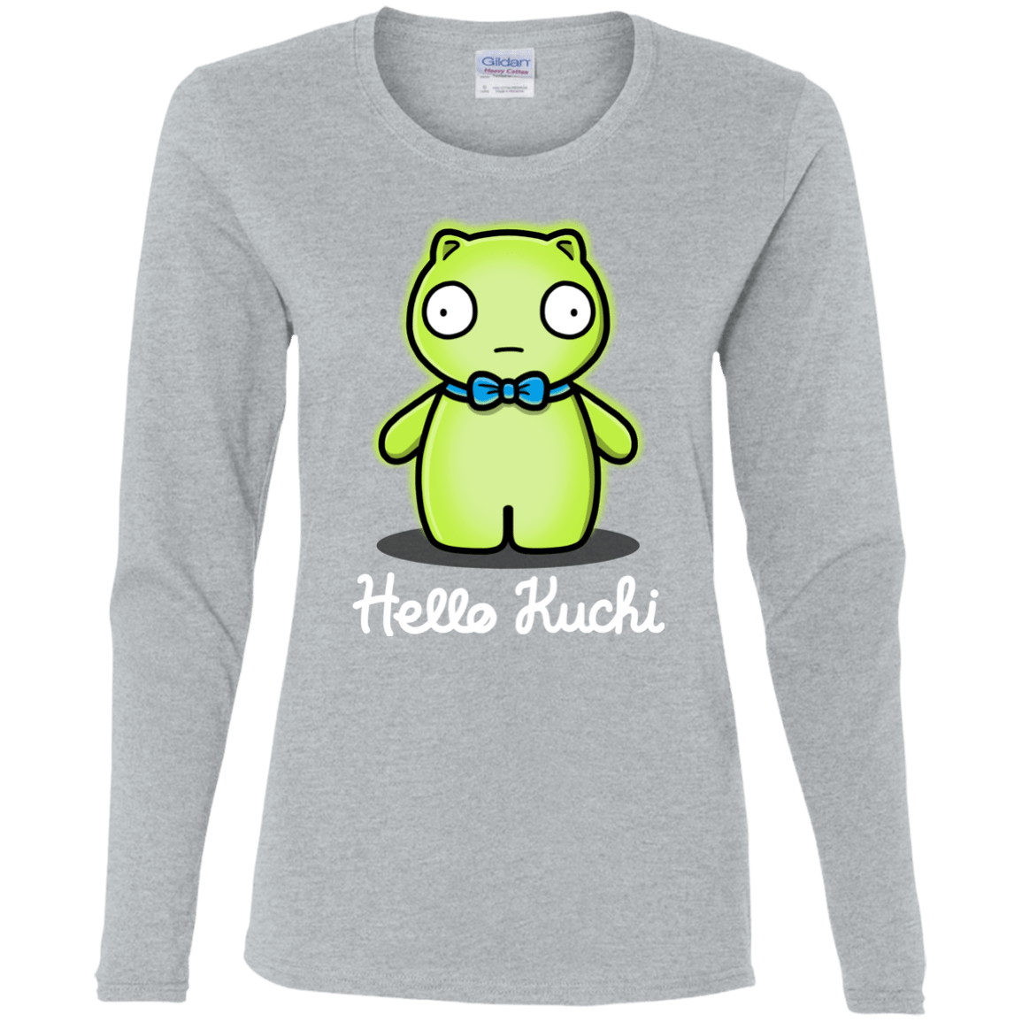 T-Shirts Sport Grey / S Hello Kuchi Women's Long Sleeve T-Shirt
