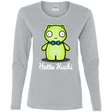 T-Shirts Sport Grey / S Hello Kuchi Women's Long Sleeve T-Shirt