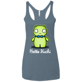 T-Shirts Indigo / X-Small Hello Kuchi Women's Triblend Racerback Tank