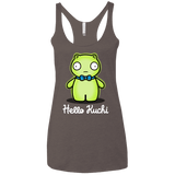 T-Shirts Macchiato / X-Small Hello Kuchi Women's Triblend Racerback Tank