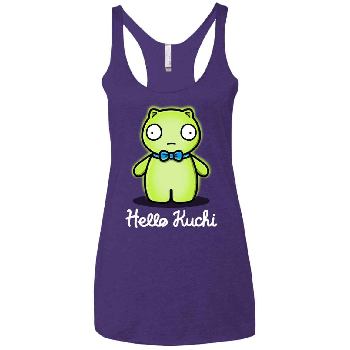T-Shirts Purple Rush / X-Small Hello Kuchi Women's Triblend Racerback Tank