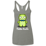 T-Shirts Venetian Grey / X-Small Hello Kuchi Women's Triblend Racerback Tank