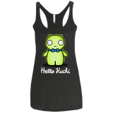 T-Shirts Vintage Black / X-Small Hello Kuchi Women's Triblend Racerback Tank