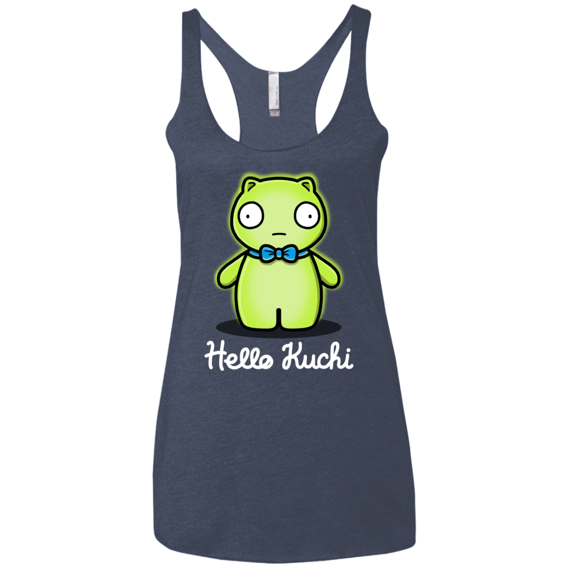T-Shirts Vintage Navy / X-Small Hello Kuchi Women's Triblend Racerback Tank