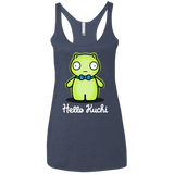 T-Shirts Vintage Navy / X-Small Hello Kuchi Women's Triblend Racerback Tank