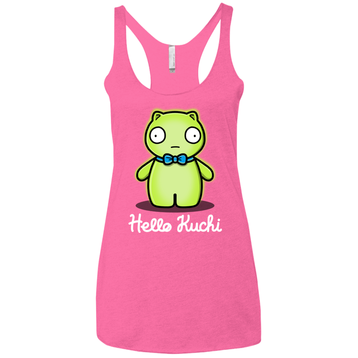 T-Shirts Vintage Pink / X-Small Hello Kuchi Women's Triblend Racerback Tank