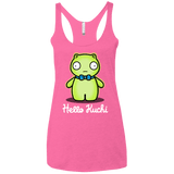 T-Shirts Vintage Pink / X-Small Hello Kuchi Women's Triblend Racerback Tank