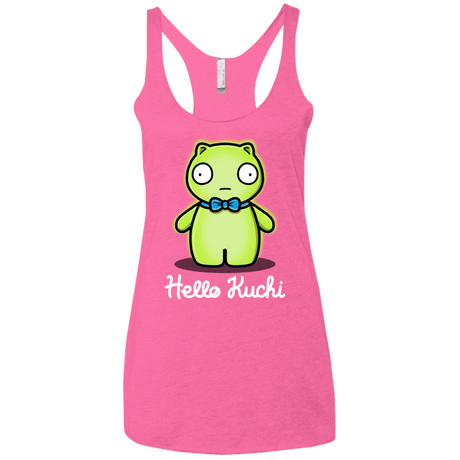 T-Shirts Vintage Pink / X-Small Hello Kuchi Women's Triblend Racerback Tank
