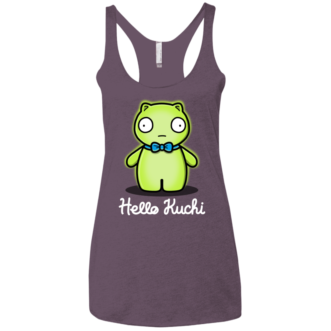 T-Shirts Vintage Purple / X-Small Hello Kuchi Women's Triblend Racerback Tank