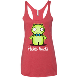 T-Shirts Vintage Red / X-Small Hello Kuchi Women's Triblend Racerback Tank