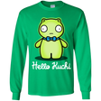 T-Shirts Irish Green / YS Hello Kuchi Youth Long Sleeve T-Shirt
