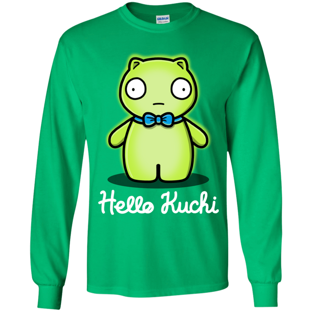 T-Shirts Irish Green / YS Hello Kuchi Youth Long Sleeve T-Shirt