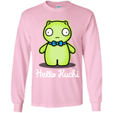 T-Shirts Light Pink / YS Hello Kuchi Youth Long Sleeve T-Shirt