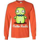 T-Shirts Orange / YS Hello Kuchi Youth Long Sleeve T-Shirt