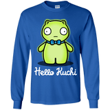 T-Shirts Royal / YS Hello Kuchi Youth Long Sleeve T-Shirt