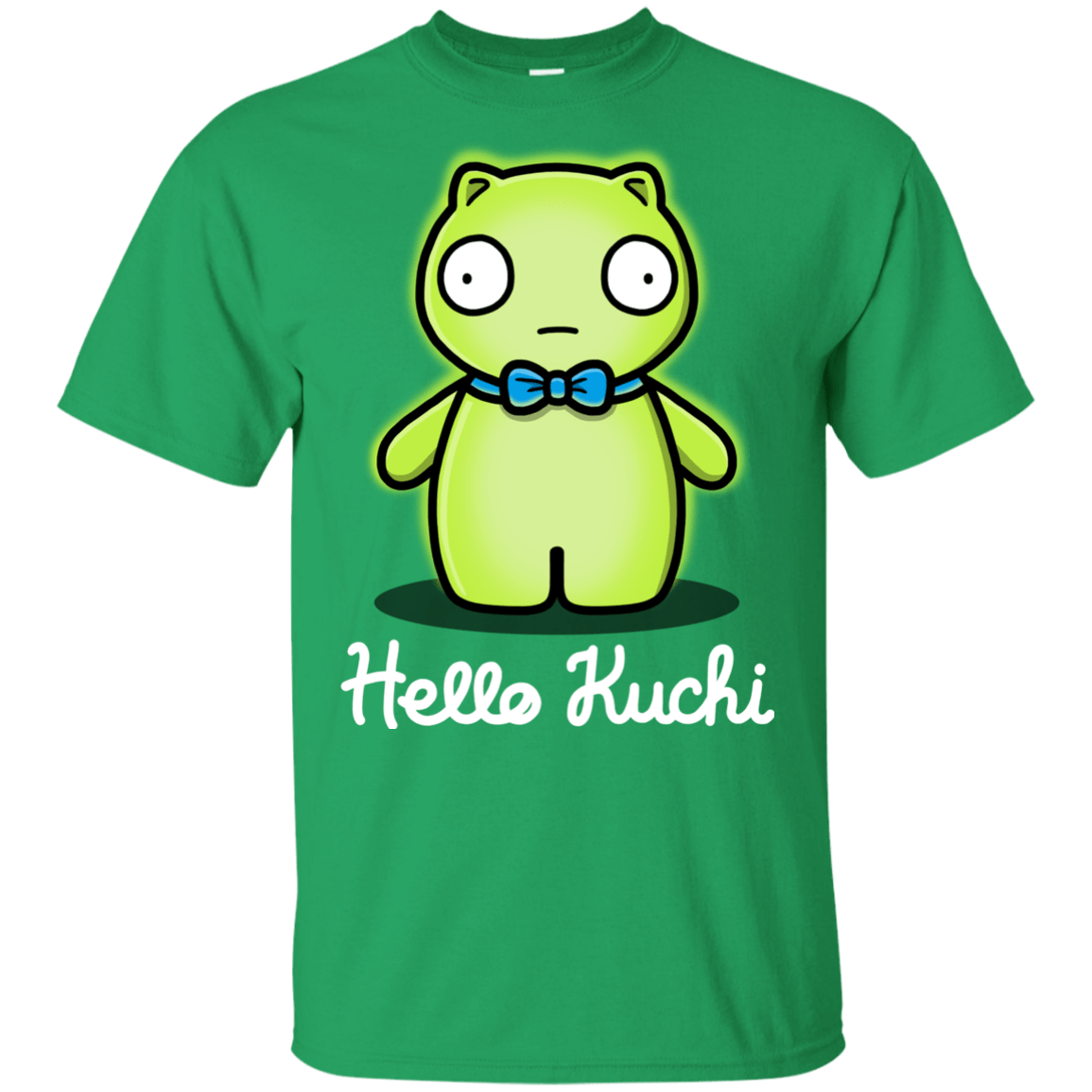 T-Shirts Irish Green / YXS Hello Kuchi Youth T-Shirt