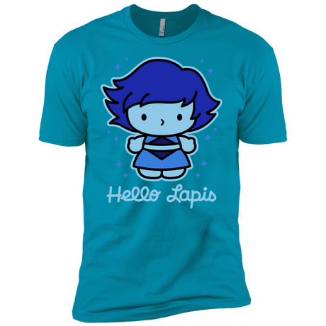 T-Shirts Turquoise / YXS Hello Lapis Boys Premium T-Shirt
