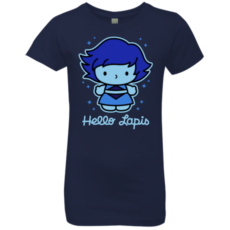 T-Shirts Midnight Navy / YXS Hello Lapis Girls Premium T-Shirt