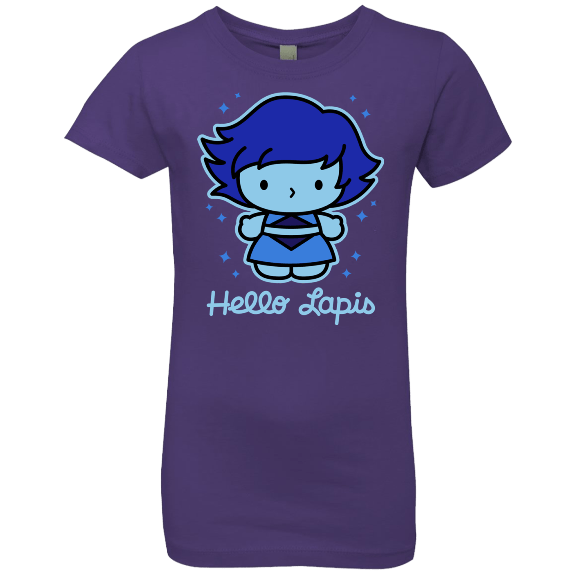 T-Shirts Purple Rush / YXS Hello Lapis Girls Premium T-Shirt