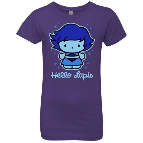 T-Shirts Purple Rush / YXS Hello Lapis Girls Premium T-Shirt