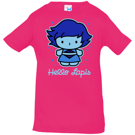 T-Shirts Hot Pink / 6 Months Hello Lapis Infant Premium T-Shirt