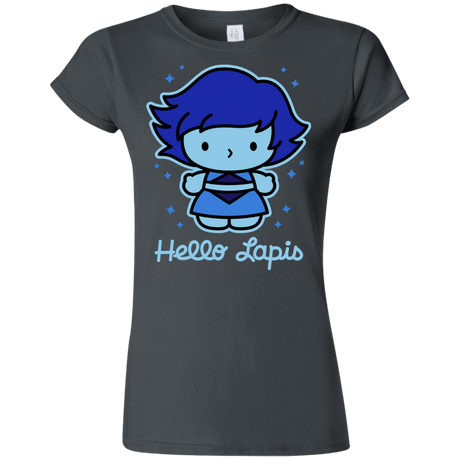 T-Shirts Charcoal / S Hello Lapis Junior Slimmer-Fit T-Shirt