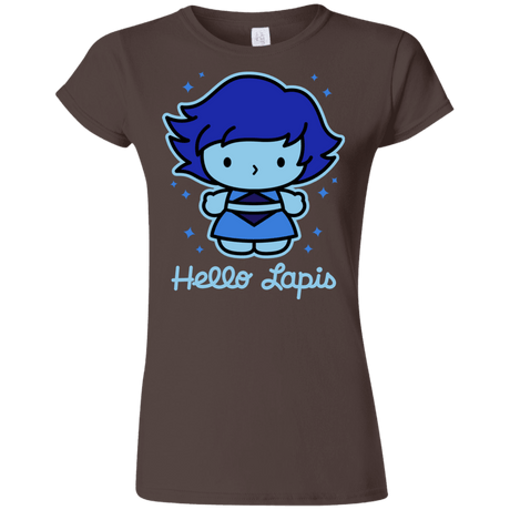 T-Shirts Dark Chocolate / S Hello Lapis Junior Slimmer-Fit T-Shirt