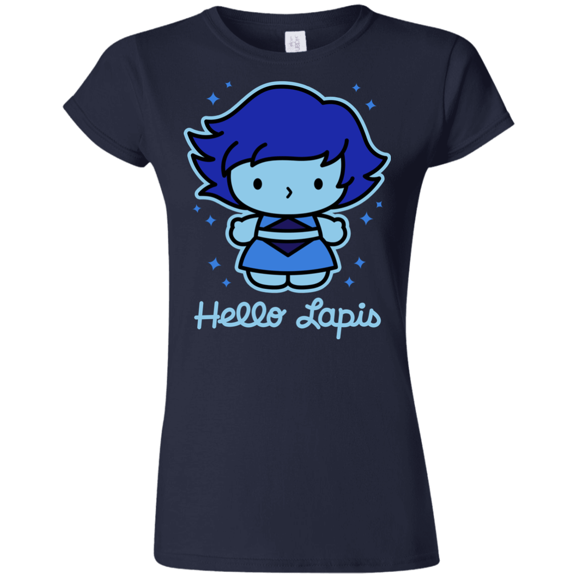 T-Shirts Navy / S Hello Lapis Junior Slimmer-Fit T-Shirt