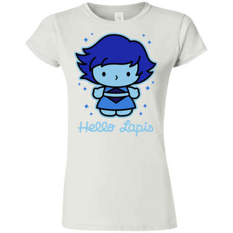 T-Shirts White / S Hello Lapis Junior Slimmer-Fit T-Shirt