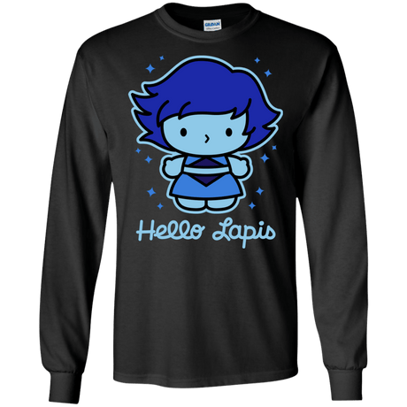 T-Shirts Black / S Hello Lapis Men's Long Sleeve T-Shirt