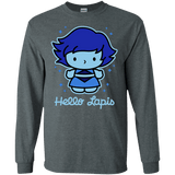 T-Shirts Dark Heather / S Hello Lapis Men's Long Sleeve T-Shirt