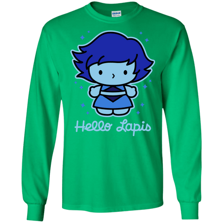 T-Shirts Irish Green / S Hello Lapis Men's Long Sleeve T-Shirt