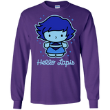 T-Shirts Purple / S Hello Lapis Men's Long Sleeve T-Shirt