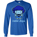 T-Shirts Royal / S Hello Lapis Men's Long Sleeve T-Shirt