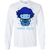 T-Shirts White / S Hello Lapis Men's Long Sleeve T-Shirt