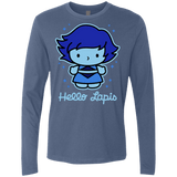 T-Shirts Indigo / S Hello Lapis Men's Premium Long Sleeve