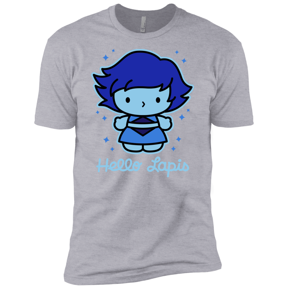 T-Shirts Heather Grey / X-Small Hello Lapis Men's Premium T-Shirt
