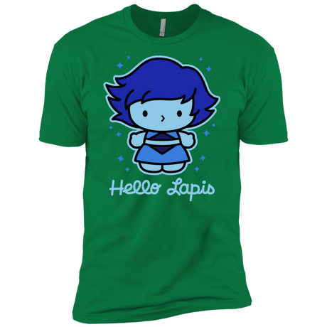 T-Shirts Kelly Green / X-Small Hello Lapis Men's Premium T-Shirt