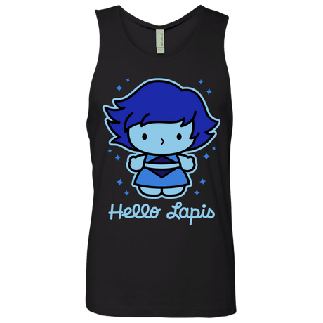 T-Shirts Black / S Hello Lapis Men's Premium Tank Top