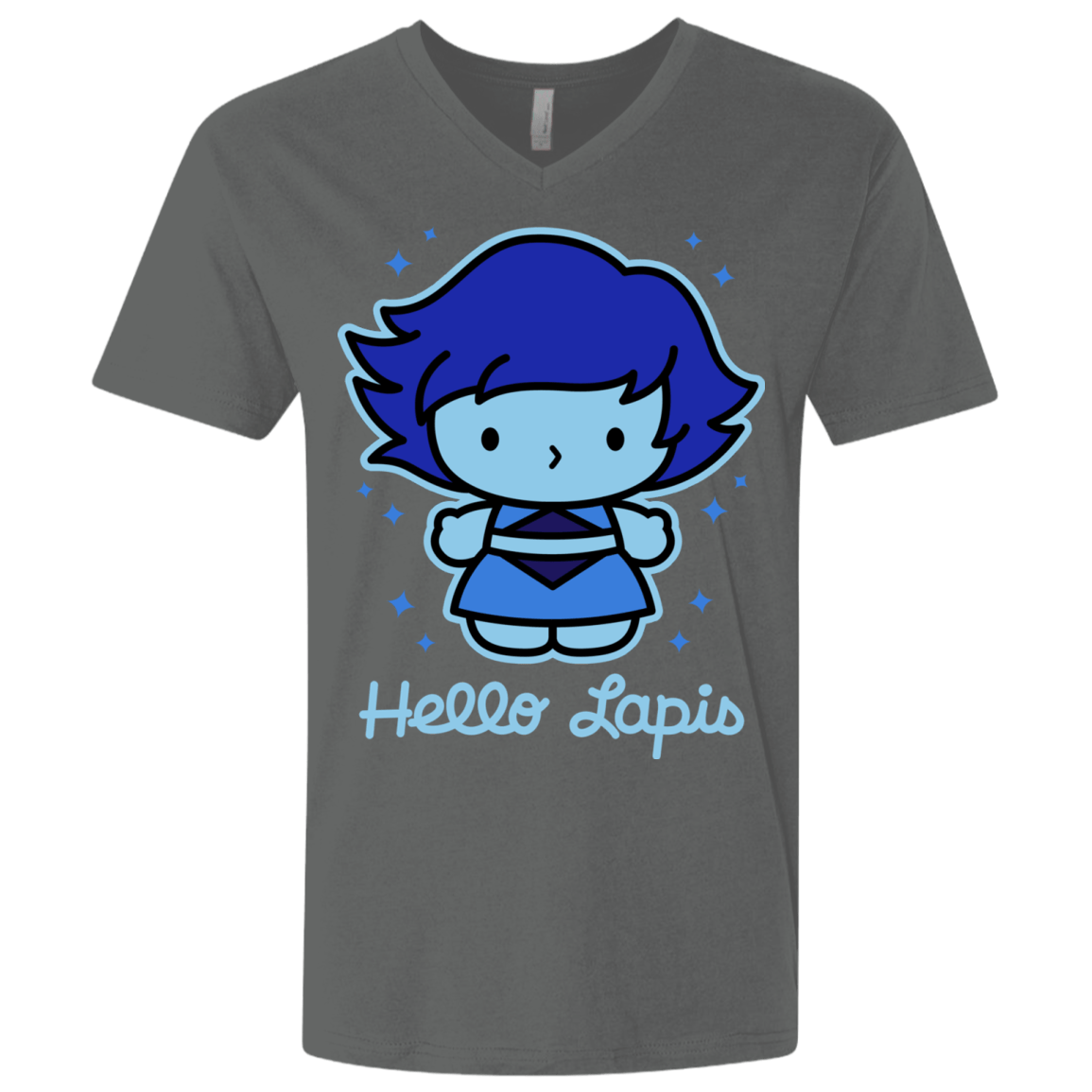 T-Shirts Heavy Metal / X-Small Hello Lapis Men's Premium V-Neck