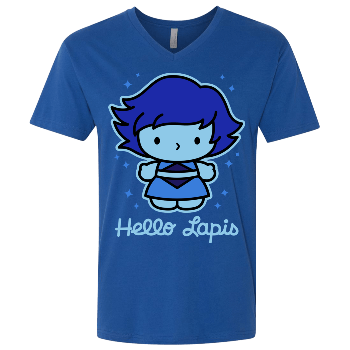 T-Shirts Royal / X-Small Hello Lapis Men's Premium V-Neck