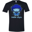 T-Shirts Black / X-Small Hello Lapis Men's Semi-Fitted Softstyle