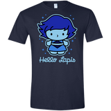 T-Shirts Navy / X-Small Hello Lapis Men's Semi-Fitted Softstyle