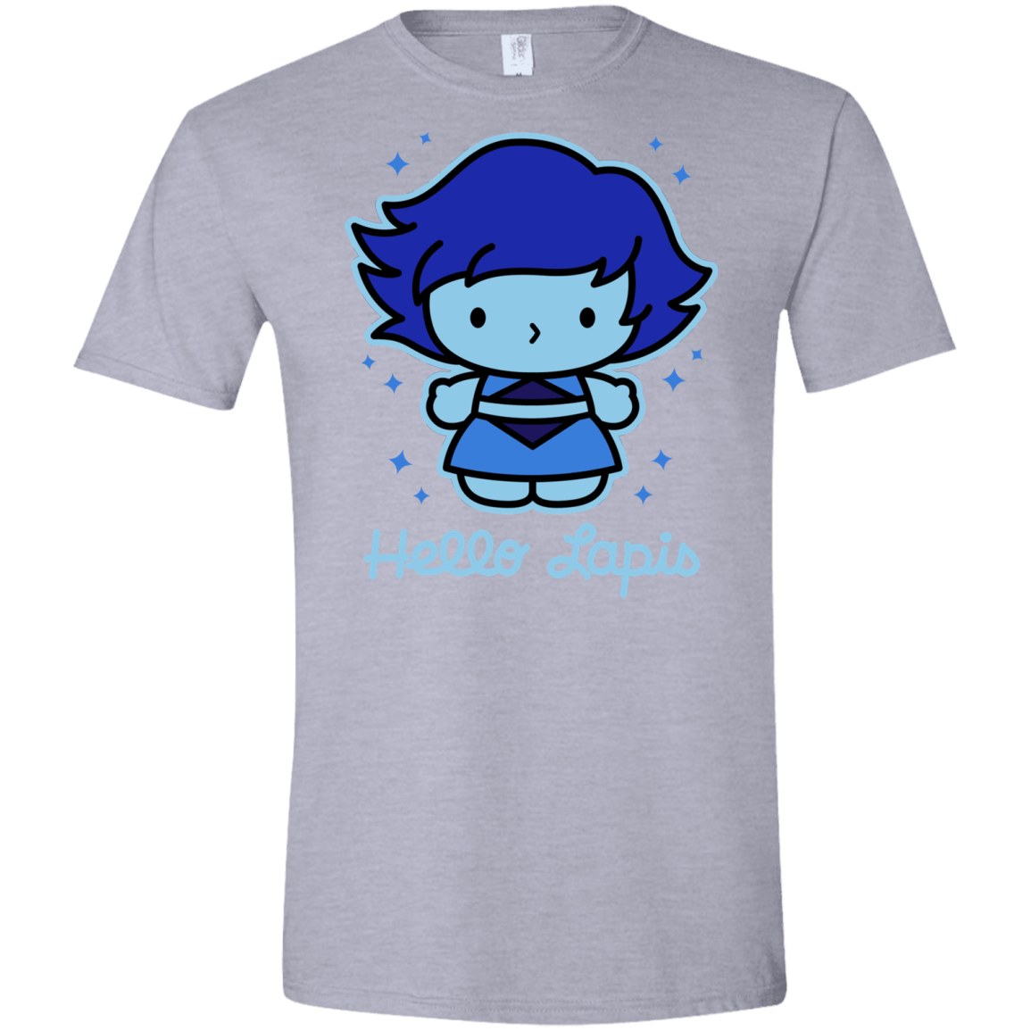 T-Shirts Sport Grey / X-Small Hello Lapis Men's Semi-Fitted Softstyle