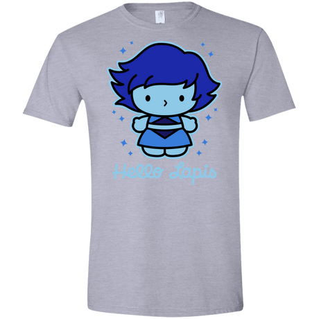 T-Shirts Sport Grey / X-Small Hello Lapis Men's Semi-Fitted Softstyle